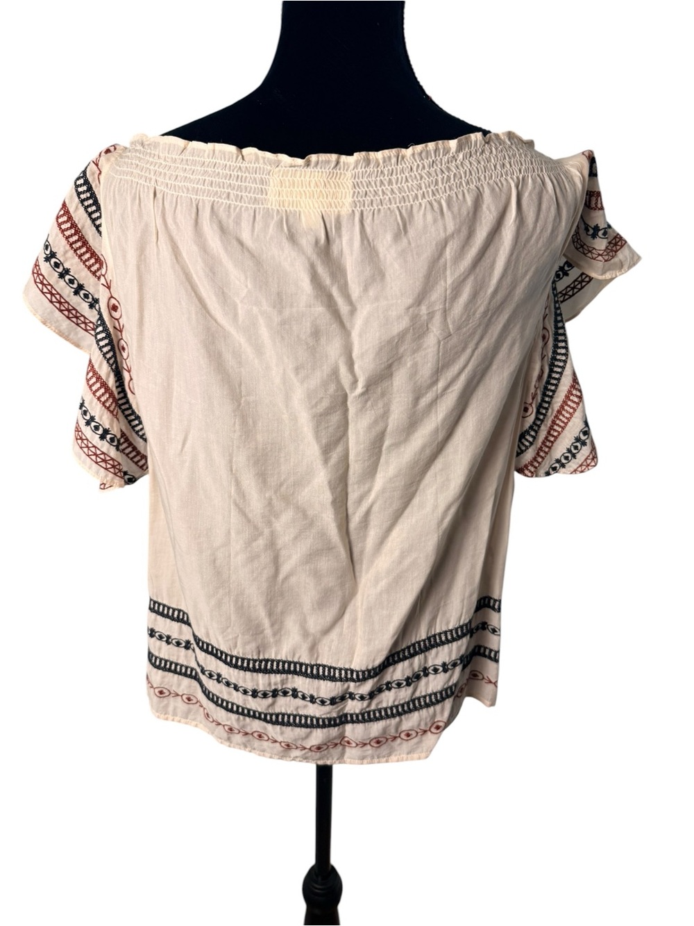 Love Sam | Anthropologie | Gretel Embroidered Top | Sz M - Picture 7 of 10